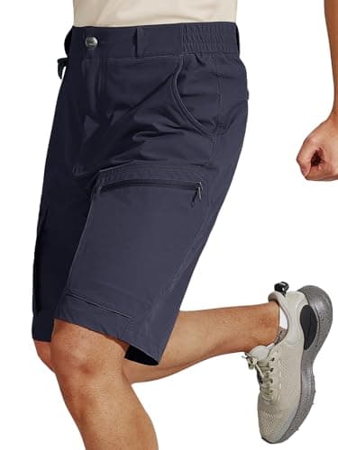 FREEKITE Tactical Cargo Shorts for Men Quick-Dry Waterproof - Lightweight Work Shorts with 7 Pockets,Durable Hiking Outdoor Short,Moisture Wicking Stretch Travel Short(Blue 36W/10L) - Image 1