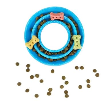 CHIWAVA 2-in-1 Dog Interactive Squeaky Plush Toy Bird with Slow Feeder Bowl for Small Medium Dogs 11.4 Inch - Image 7