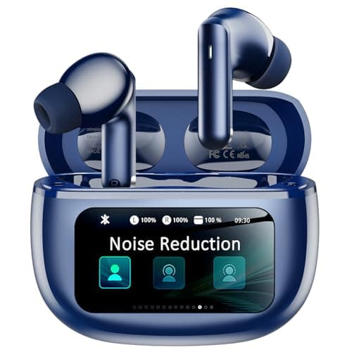 Wireless Earbuds, Ear Buds Active Noise Cancelling with Charging Case, 6.0 Bluetooth Earbuds with AI Clear Calls, 40H Playtime for Sports & Working, Stereo Sound Headphones for iPhone/Android/iPad - Image 1