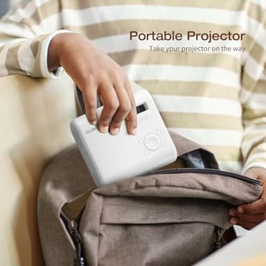 Mini Projector, CLOKOWE 2024 Upgraded Portable Projector with 9000 Lux and Full HD 1080P, Movie Projector Compatible with iOS/Android Phone/Tablet/Laptop/PC/TV Stick/Box/USB Drive/Game Console - Image 6