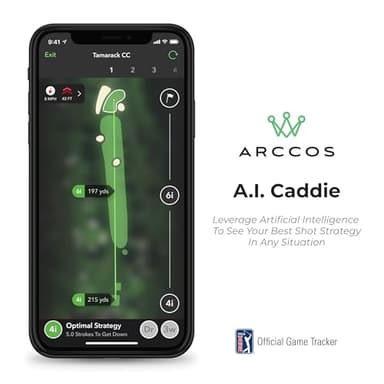 Arccos Smart Sensors: Automatic Golf Game Tracking System, A.I. Powered Caddie, A.I. GPS Rangefinder & Smart Club Distances - Image 7