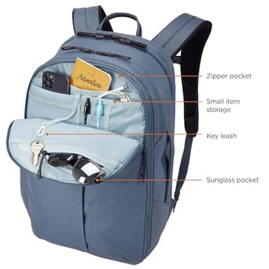 Thule Aion Travel Backpack 28L, Dark Slate - Image 7