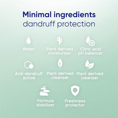 Head & Shoulders BARE Dandruff Shampoo Twin Pack, Fragrance-Free, Sensitive Scalp Care, Sulfate-Free, Silicone-Free, Dye-Free, Eco-Friendly Bottles, Safe for All Hair Types, 13.5 Fl Oz Each (Set of 2) - Image 6