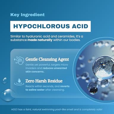 Honeydew Labs Hypochlorous Acid Spray – HOCl Face & Skin Mist for Acne, Eczema & Irritation – Multi-Purpose Skin Repair – Eyelid Cleanser, Post-Workout, Post-Procedure, Scalp & Sensitive Skin – 6.8 oz - Image 4