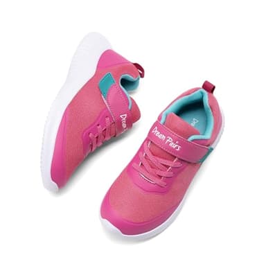 DREAM PAIRS Boys Girls Shoes Kids Tennis EZ-Ons BreezeRunners Running Athletic Walking Sneakers,Size 2 Little Kid,Fuchsia,Contact-K - Image 6