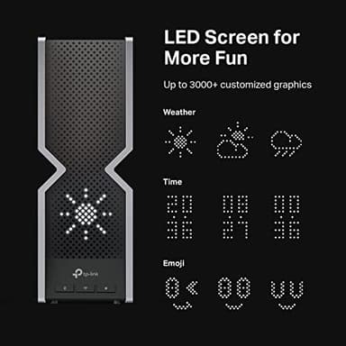 TP-Link Tri-Band BE19000 WiFi 7 Router (Archer BE800) | 12-Stream 19 Gbps | 2×10G + 4×2.5G Ports | LED Screen, 8 High-Performance Antennas | VPN, Easy Mesh, HomeShield, Private IoT, Free Expert Help - Image 7