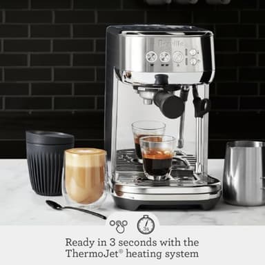 Breville Bambino Plus, Black Stainless Steel - Image 2