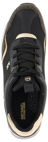 Michael Kors Women's Raina Trainer, Black/Brown, 11 - Image 5