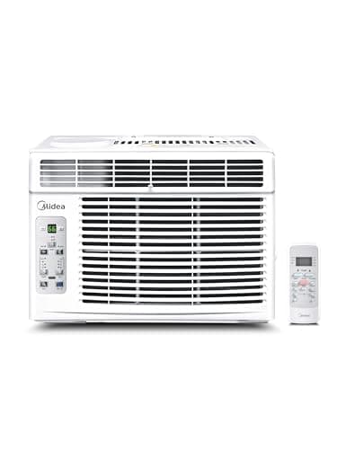 Midea 6,000 BTU Window Air Conditioner, 3-in-1 Cool/Fan/Dehumidifier Window AC Unit, Easycool Air Conditioner with Remote Control, Cools up to 250 Sq. Ft., Fits bedroom, study, office (2024 Upgrade) - Image 1