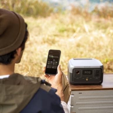 EF ECOFLOW Portable Power Station RIVER 2, 256Wh LiFePO4 Battery/ 1 Hour Fast Charging, 2 Up to 600W AC Outlets, Solar Generator (Solar Panel Optional) for Outdoor Camping/RVs/Home Use - Image 5