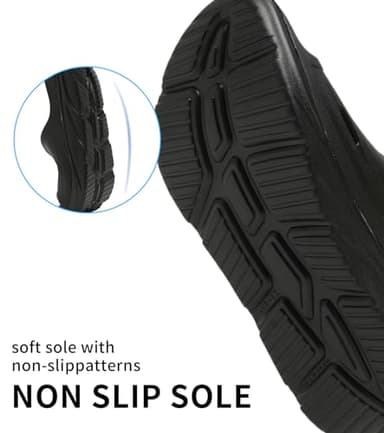 ARCHSUPPORT Unisex Adult Recovery Slides, Women and Men’s Plantar Fasciitis Thick Cushion Sandals with Arch Support, Orthotic Athletic Comfortable Slippers for Indoor Outdoor black - Image 4