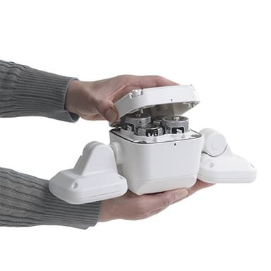 Beams MB3000 High Performance 500 Lumen Wireless Battery Powered Motion Sensing LED Dual Head Security Spotlight, White, 1-Pack - Image 6