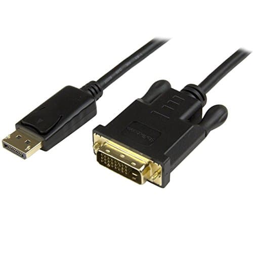 StarTech.com DisplayPort to DVI Converter Cable - DP to DVI Adapter - 3ft - 1920x1200 (DP2DVI2MM3) - Image 1