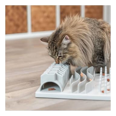 TRIXIE Fun Board Strategy Game for Cats, Puzzle Toy, Treat Dispenser, Interactive Play, Mental Stimulation - Image 7