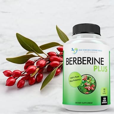 DOCTOR RECOMMENDED SUPPLEMENTS Berberine Plus 1200mg Per Serving - 120 Veggie Capsules with Royal Jelly - Image 4