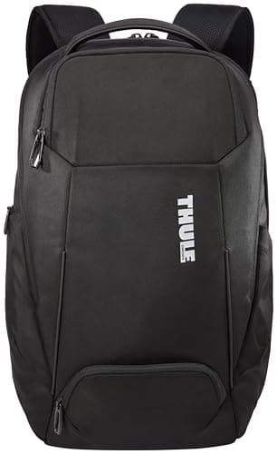 Thule Accent Laptop Backpack New - Fits MacBook - Hardshell Protective Compartment - Quick Access Front Pocket - Side Zipper Pocket - 100% Recycled Fabric - Hidden Back Pocket - Image 2
