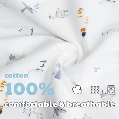 Minicoco 3-Pack 100% Cotton Baby Boy Rompers,0-24Months Short Sleeve Toddler Romper,Breathable Spring/Summer Clothes - Image 5