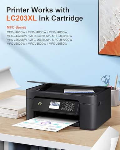 E-Z Ink Pro LC203 Compatible Ink Cartridges Replacement for Brother LC203XL LC201 LC201XL to use with MFC-J480DW MFC-J880DW MFC-J4420DW MFC-J680DW MFC-J885DW (Black, Cyan, Magenta, Yellow, 5 Pack) - Image 2