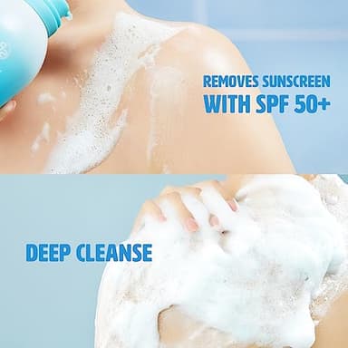 Spa Luxetique Body Wash, Jelly to Foam Shower Gel Mousse Moisturizing/Deep Clean/Refreshing/Sunscreen Cleaning, Natural Body Wash Paraben/Cruelty Free, Ocean Breeze Scent, 6.8 fl oz - Image 3