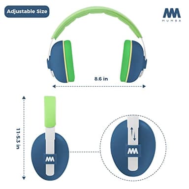 Mumba Baby Ear Protection Noise Cancelling Headphones - Earmuffs for Babies and Toddlers - Ages 3-24+ Months - Image 7