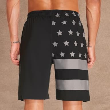 HODOSPORTS Mens Swim Trunks with Compression Liner 9 Inch Quick Dry Swim Shorts with Pockets Swim Suit - Image 8