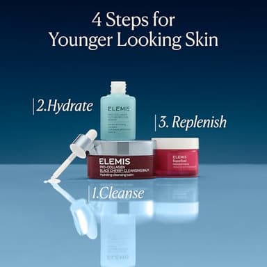 ELEMIS Superfood Midnight Facial - Lightweight Overnight Facial Cream, Prebiotic-Infused Hydrating Gel, Vitamin C Camu Camu Moisturizer, Omega Rich Night Cream - 50ml - Image 4