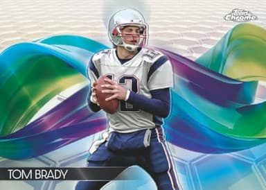 2024 Topps Chrome Football 7-Pack Trading Card Blaster Box (1 Prism Refractor Per Box) - Image 9