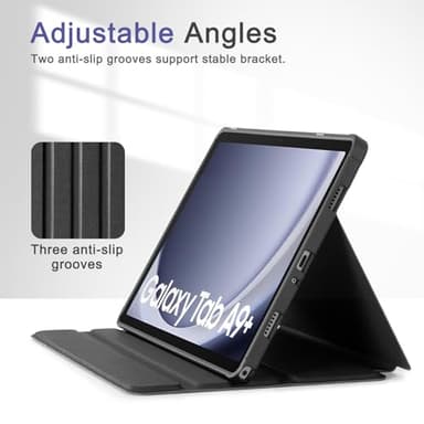 CoBak Case for Samsung Galaxy Tab A9 Plus 10.9-inch 2023, Multi-Viewing Angles, All New PU Leather Smart Cover with Auto Sleep Wake Feature for Samsung Galaxy Tab A9 + Tablet - Image 5