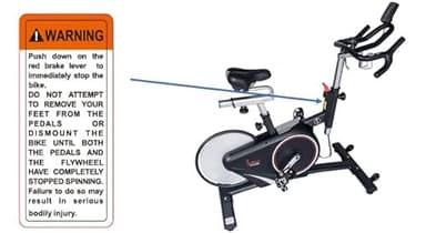 Sunny Health & Fitness Magnetic Rear Belt Drive Indoor Cycling Exercise Bike with RPM Cadence Sensor - SF-B1709, Black - Image 17
