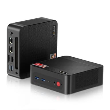 BOSGAME P3 Mini PC Desktop Computers, AMD Ryzen 9 6900HX, 32GB DDR5, 1TB PCIe 4.0 SSD, Win 11 Pro, Dual LAN 2.5G/Wi-Fi 6E/BT5.2, 4K Triple Display, Compact Silent PC for Gaming, Office, Design - Image 1