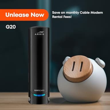 ARRIS (G20) - Cable Modem Router Combo - Fast DOCSIS 3.1 Multi-Gigabit WiFi 6 (AX3000), Approved for Comcast Xfinity, Cox, Spectrum & More, 1.0 Gbps Max Speeds, Next-Generation Upload Optimized - Image 5