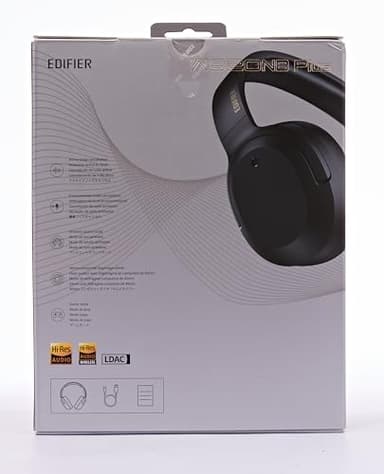 Edifier W820NB Plus Hybrid Active Noise Cancelling Headphones - LDAC Codec - Hi-Res Audio Wireless & Wired - Fast Charge - 49H Playtime - Over Ear Bluetooth V5.2 Headphones- Black - Image 11