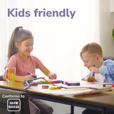 Zenacolor Tempera Paint Sticks - 12 Colors Kids Paints - Non-Toxic Washable Paint Sticks for Kids - Mess Free Quick Drying Art Supplies for Toddlers - Image 7