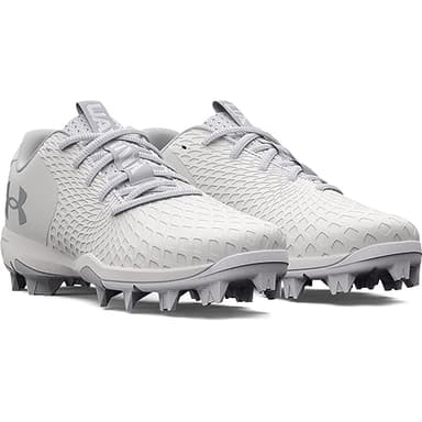 Under Armour Women's Glyde 2.0 RM, (100) White/White/Metallic Silver, 8, US - Image 2