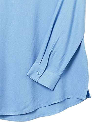 Amazon Essentials Women's Long-Sleeve Woven Blouse, French Blue, Medium - Image 7