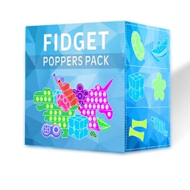 MOZACI Fidget Toys, 120 Pack Fidgets Set Stocking Stuffers for Kids Party Favors Autism Sensory Toy Bulk Adults Kids Boys Girls Teens Stress Autistic ADHD Anxiety Carnival Treasure Classroom Prizes - Image 7