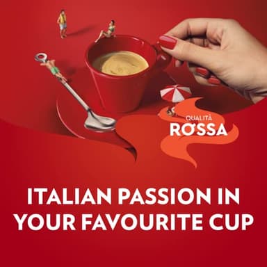 Lavazza Qualità Rossa Ground Coffee, Medium Roast, Arabica and Robusta Blend, 8.8 oz Brick - Image 6