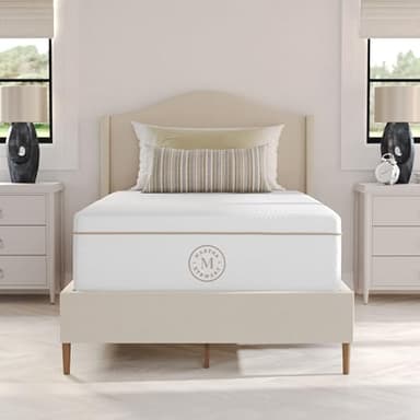 Martha Stewart SleepComplete Twin Mattress in a Box, Medium-Plush Dual-Action Cooling Gel Memory Foam Mattress, Removable Coolweave Jacquard Cover, 12", White - Image 6