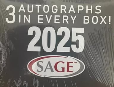 2025 Sage Football Draft Picks Series Blaster Box of Packs with 3 GUARANTEED AUTOGRAPHS and Rookie Cards Possibly Carson Beck, Drew Allar, Cam Ward and Many Others - Image 2