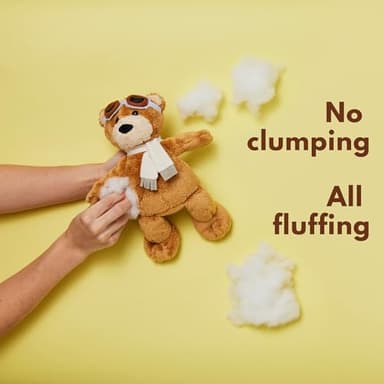 SARANDAVE Fiberfill Stuffing, Polyester Stuffing for Stuffed Animals, Pillows, Fiber Stuffing for Crochet, High Resilience Fill - 7 Oz 200 Grams - Image 2