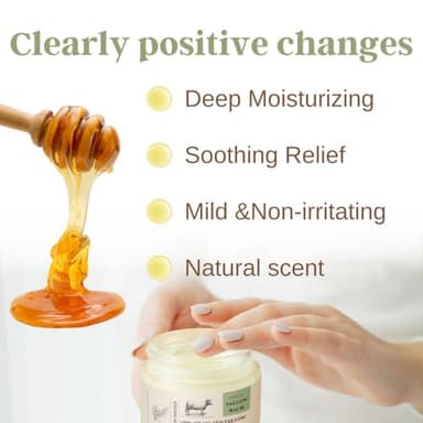 FRANDORA Beef Tallow & Honey Balm – All-Natural Moisturizer Hydrates and Nourishes the Skin, Grass-fed Beef Tallow Honey Balm blend - Ultra-Nourishing Moisturizer for Face, Body & Hands. - Image 7