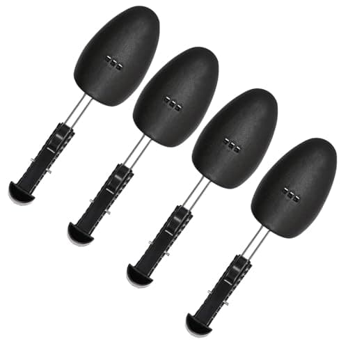 Airdminystion 2 Pairs Practical Adjustable Length Shoe Tree Shoe Stretcher Boot Holder Shaper Support for Men (2)
