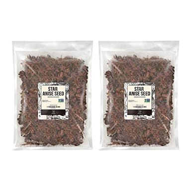 Soeos Star Anise Seeds 2 lb, Whole Chinese Star Anise Seeds, Star Anise Seeds, Dried Anise Star Spice, Non-GMO Verified, Fresh and Natural Anise Spice - Image 1