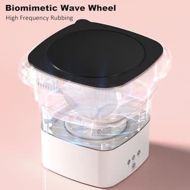 Portable small washing machine,13L Capacity Foldable Washer - Image 3