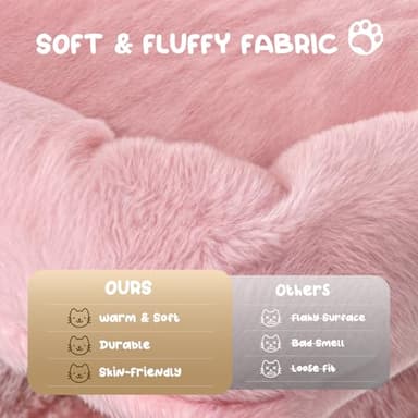 MoNiBloom 60 Inch Cat Tree Tower for Indoor Cats Large Adults, Pink Cat Tower with Scratching Post, Multi-Level Furniture Activity Center with Cat Condo Pet Play House, Soft Pink - Image 4