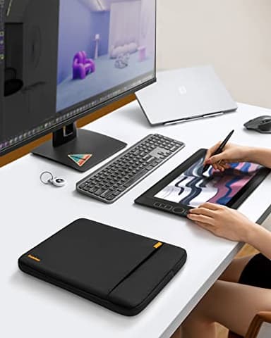 tomtoc 360° Protective Laptop Sleeve for 13.5-14.4 Inch Surface Laptop Studio/6/5/4/3, Surface Book, Water-Resistant Laptop Case for Acer Aspire/Swift 14, ASUS Vivobook/Zenbook 14, Jumper EZbook X3 - Image 7