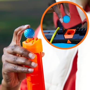 Nerf Rival Mirage XXIV-800 Blaster, 10 Nerf Rival Accu-Rounds, 2 Ways to Load, 8 Round Removable Magazine, Pump Action Priming, Gifts for Teens - Image 3