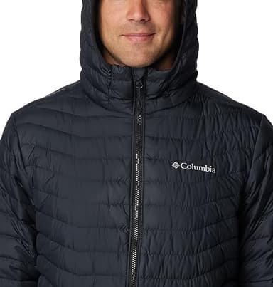 Columbia Men's Westridge Down Hooded Jacket, Black, XX-Large - Image 4