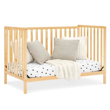 Delta Children Heartland 4-in-1 Convertible Crib, Natural - Image 12