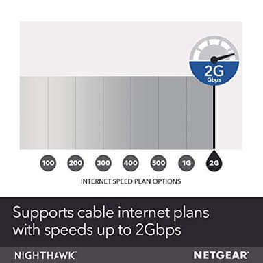 NETGEAR Nighthawk Cable Modem CM1200 - Compatible with All Cable Providers Including Xfinity by Comcast, Spectrum, Cox | for Cable Plans Up to 2 Gigabits | 4 x 1G Ethernet Ports | DOCSIS 3.1, Black - Image 4